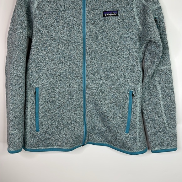 Patagonia Better Sweater Heathered Blue Full Zip Jacket Size Small - Picture 3 of 9
